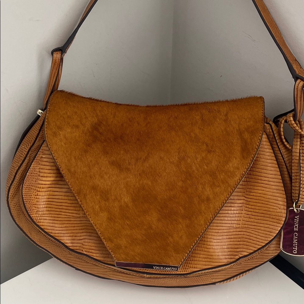 Vice Camuto Leather Shoulder Bag - Picture 2 of 16